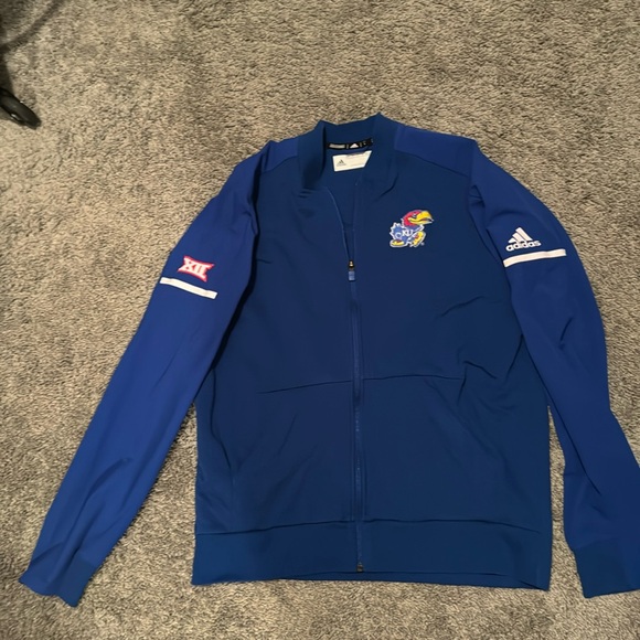 Adidas University of Kansas Player Exclusive Limited Edition Full zip Jacket - Picture 1 of 4